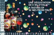 Une dégustation de vins d'Italie 2024